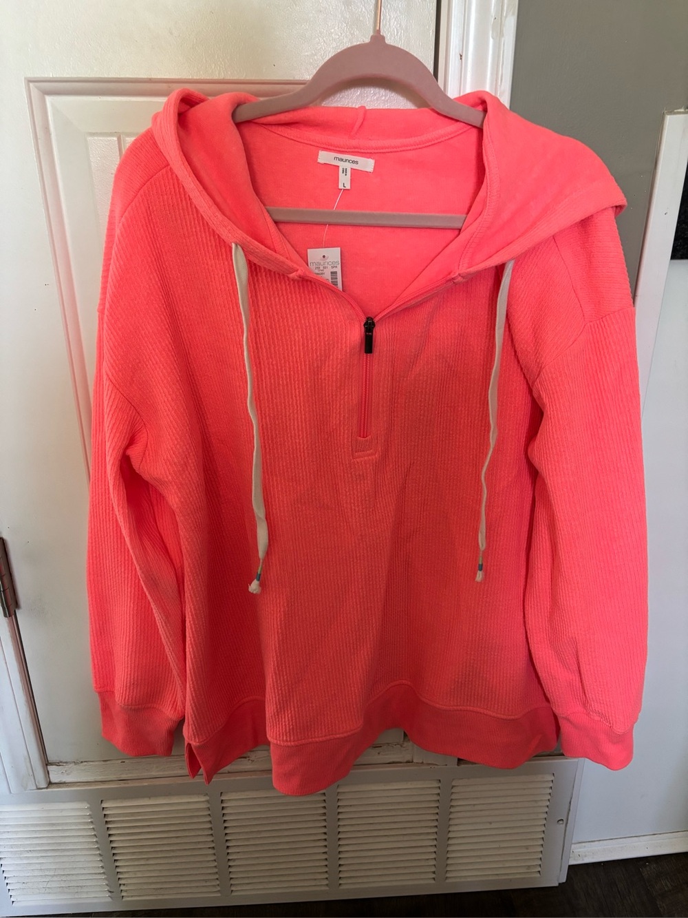 Womens Maurice’s Hoodie Sweatshirt Size Large NWT